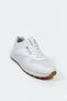 Women's White Silver Daily Lace-Up Casual Comfortable Sole Sneaker Comfortable Soft Walking Sports Shoes - 6