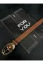 Antique Women's Trouser Belt with Oval Buckle, Coat Belt, Shirt Belt, Dress Belt - 2