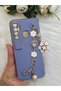 Tecno Spark 7 Pro Compatible Floral Stone Handheld Laser Cut Case - 3