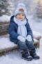 6-12 Years Old Boy's Scarf, Beanie, Gloves Set, Set of 3