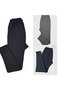 Cotton Thermal Underwear Bottom Leggings – Black Gray Navy Blue