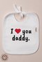 Unisex Baby Newborn Combed Organic Cotton Family Printed Baby Bibs Set of 3 - 2