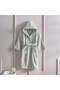 Kids Hooded Bathrobe | Monogrammed Letter 'E' | Soft Cotton Comfort - 3
