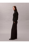 Ponte Logo Waistband Women's Black Sweatpants Lv044E622G-Ub1 - 5