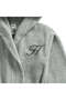 Kids Hooded Bathrobe | Monogrammed Letter 'H' | Soft Cotton Comfort - 2