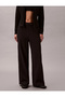 Ponte Logo Waistband Women's Black Sweatpants Lv044E622G-Ub1 - 2