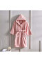 Kids Hooded Bathrobe | Monogrammed Letter 'V' | Soft Cotton Comfort - 3