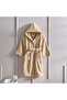 Kids Hooded Bathrobe | Monogrammed Letter 'P' | Soft Cotton Comfort - 3
