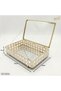Crystal Model Mirrored Glass Cover Chest Chocolate Promise Engagement Special Day Chest 30X20X9Cm - 4