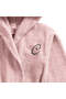Kids Hooded Bathrobe | Monogrammed Letter 'C' | Soft Cotton Comfort - 2