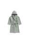 Kids Hooded Bathrobe | Monogrammed Letter 'D' | Soft Cotton Comfort