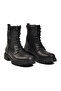 Black Lace-Up Fleece Non-Slip Sole Men's Boots 638 m - 3