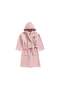Kids Hooded Bathrobe | Monogrammed Letter 'M' | Soft Cotton Comfort