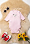 Unisex 100% Organic Cotton Random Printed 3-6-9-12 Months 6-Piece Long Sleeve Baby Bodysuit - 3