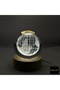 كرة زجاجية مضيئة ثلاثية الأبعاد - ضوء ليلي LED - 5