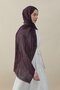 Etro Pattern Wool Silk Shawl Burgundy - 5