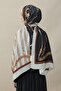 Elegant Links Voile Silk Shawl Black - 5