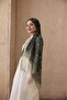 Etnara Cotton Gradient Shawl Khaki - 2