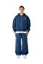 Nakışlı Premium Oversize Full Zip Hodie - 4