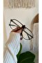 Damla Pilot Oval Bone Transparent Women Men Unisex Blue Light Protection Screen Glasses Eyewear - 6