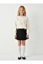 Shorts Skirt and Cream Rose Sweat Suit