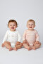 Baby Girl Long Sleeve Printed Patterns 100% Cotton Soft (2-Piece Bodysuit) - 5