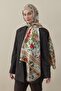 Roselle Voile Silk Shawl Milky Coffee - 3