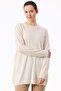 Basic Cashmere Knitwear Tunic Ekru - 2