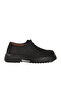 Black Nubuck Genuine Leather Men's Casual Shoes 6796 m