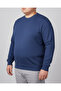 Men's Sweatshirt Crew Neck Thessaloniki Woven Anti-Pilling Oversized Plus Size
