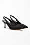 Stone Embroidered Stylish Thin Heeled Evening Dress Shoes