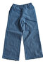 Girl's Sweatshirt Pants 2-Piece Set – Embroidered, Denim Look - 7