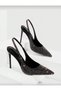 Heeled New Season Stone Detailed Evening Dress Shoes Stiletto - 5
