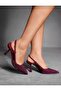 Stoned Pointed Toe Women's Heeled Shoes - 4