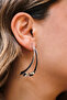 Vip Geometric Earrings Metal Earrings with Steel Tips 2cm - 3
