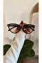Unisex Women's Men's Uv400 Protected Framed Cat Eye Sunglasses with Case and Cleaning Cloth as a Gift - 3
