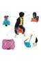 Children's Ride-On Suitcase with Wheels Cute Cartoon Rolling Luggage for Kids, Travel & Outdoor Fun - 5