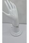 Stainless Steel Silver Color Three-Dimensional Heart Detailed -C- Letter Bracelet - 3