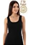 3-Pack 100% Cotton Breathable Ribbed Fabric Wide Strap Women's Tank Top Ozt3-511