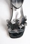 Girls' Evening Dress Shoes Special Occasion Double Butterfly Ankle Buckle Stoned Double Band Transparent Heels - 7