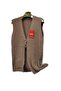 Silvery Knitwear Lace-Up Bridal Vest - 2