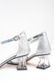 Girls' Evening Dress Shoes Square Toe Ankle Buckle Rhinestone Three-Strap Transparent Heels Special Occasion - 8