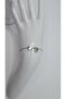 Stainless Steel Silver Color Three-Dimensional Heart Detailed -D- Letter Bracelet - 6