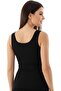 3-Pack 100% Cotton Breathable Ribbed Fabric Wide Strap Women's Tank Top Ozt3-511 - 4