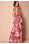 Prettylittlething Floral Print Chiffon Strappy, Slit and Raw Hem Pack Maxi Dress - 2
