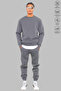 Unisex Long Sleeve Angel and Stitch Back Printed Crew Neck Hoodless Fleece-Lined Oversized Sweatshirt - 4