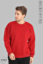 Unisex Long Sleeve Angel and Stitch Back Printed Crew Neck Hoodless Fleece-Lined Oversized Sweatshirt - 6
