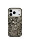 Python Pattern MagSafe Case iPhone 17 Pro, Brown