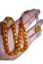Original Crimped Amber 9*11 mm Suitable for Daily Use Prayer Beads - 7