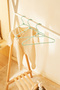 6-Piece Mint Color Fabric Covered Metal Baby Clothes Hanger, Clothes Hanger 19.5X30X0.3 - 5